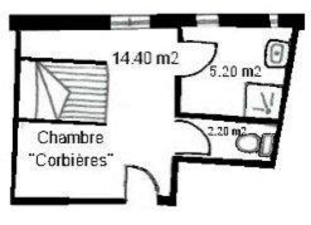 Bed and Breakfast Relais De Tamaroque Portel-des-Corbieres Zimmer foto